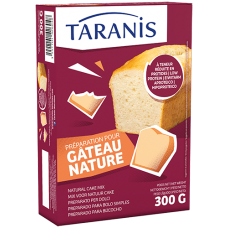 cake mix voor naturel cake, Taranis 300 gr. (glutenvrij) THT 17-08-2023